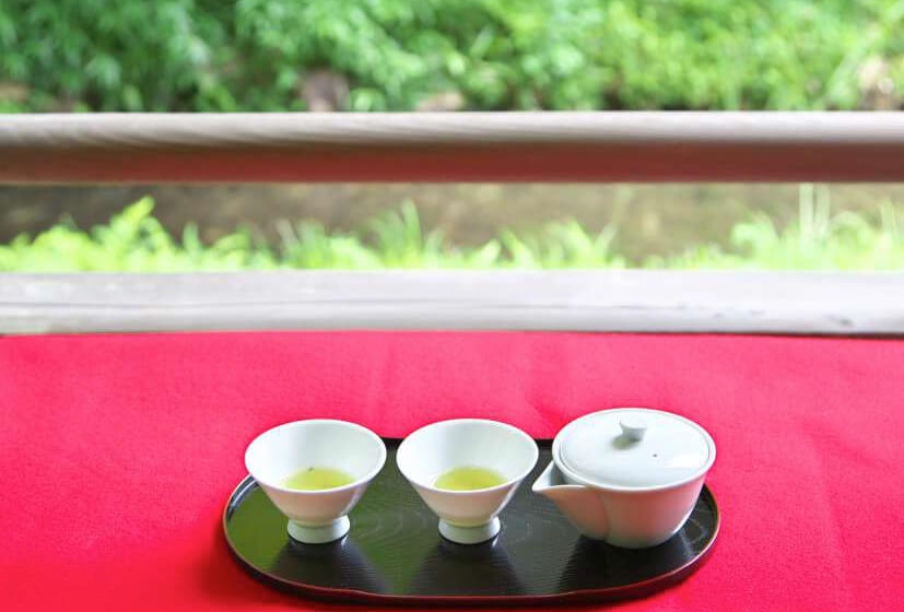 有機栽培玉露と煎茶＆抹茶スイーツ<br>「京の有機おもてなしセット」